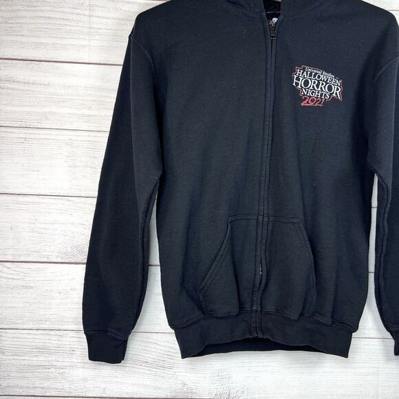 Universal Studios Unisex Sweatshirt Size XS Black Halloween Horror Nights 2021 - Picture 3 of 10